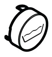 Hansgrohe Příslušenství - Tlačítko výtoku do vany, bílá 92577450