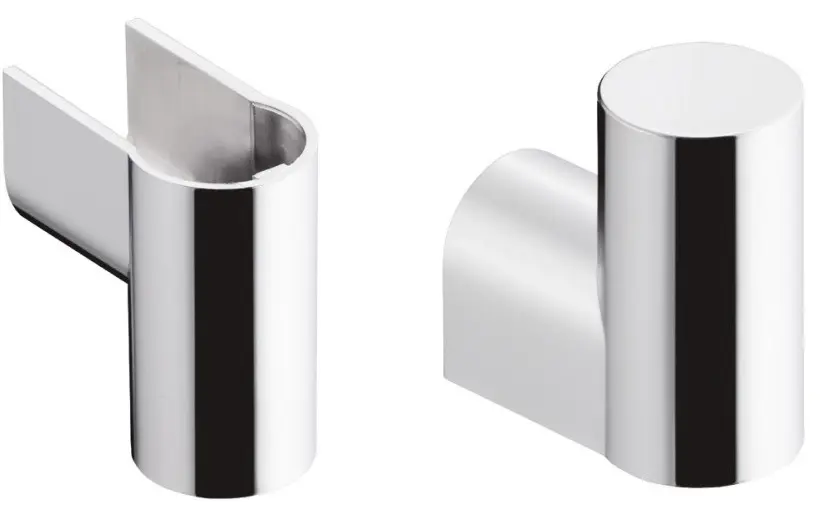 Levně Hansgrohe Příslušenství - Krytky pro sprchovou tyč Unica'D, chrom 94055000