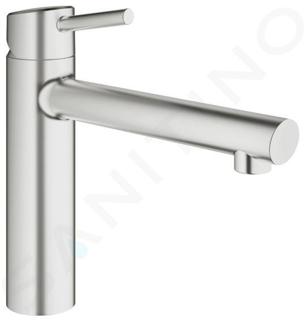 Grohe Concetto - Mitigeur d'évier, supersteel 31128DC1