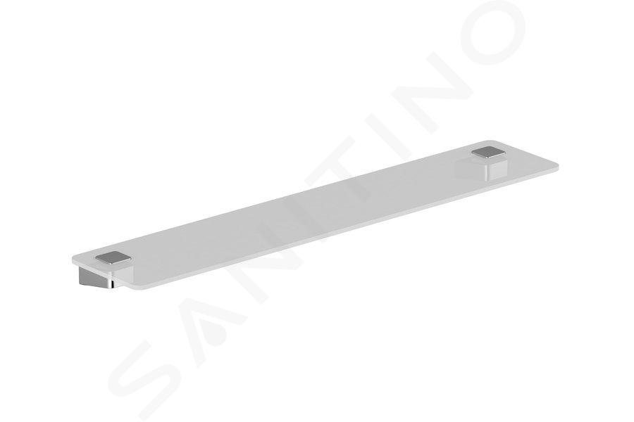 Ravak 10° - Legbord, lengte 600 mm, chroom/glas X07P332