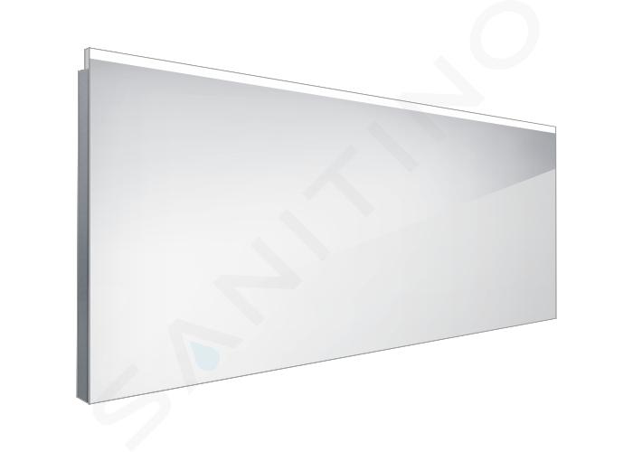 Nimco Zrkadlá - Zrkadlo s LED osvetlením, 1200x600 mm, hranaté, alumínium ZP 8006