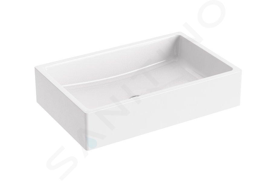 Ravak Formy 01 - Waschtisch für Arbeitsplatte, 500x390 mm, weiß XJL01250000