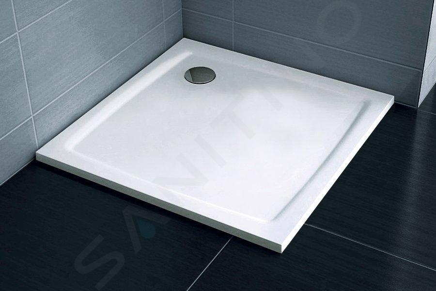 Ravak Galaxy Pro Flat - Sprchová vanička, 80x80 cm, biela XA034411010