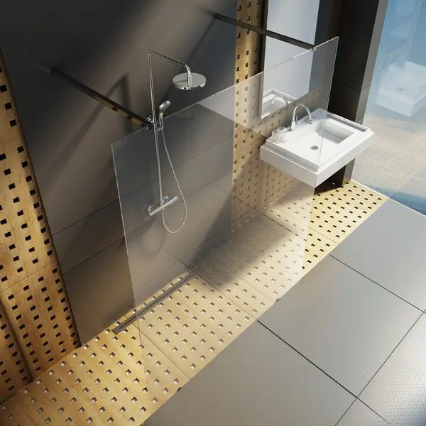 Duschtrennwand FREE Mit 10 Mm ESG-Sicherheitsglas – 160x200 Cm, Modern & Einfach Zu Reinigen