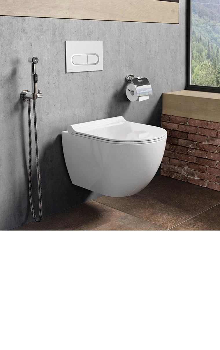 Ravak Chrome - Wand-WC Uni, RimOff, weiß X01535