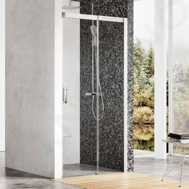 Ravak Matrix - Porte de douche MSD2-110 R, 1075-1115 mm, verre satiné/clair 0WPD0U00Z1