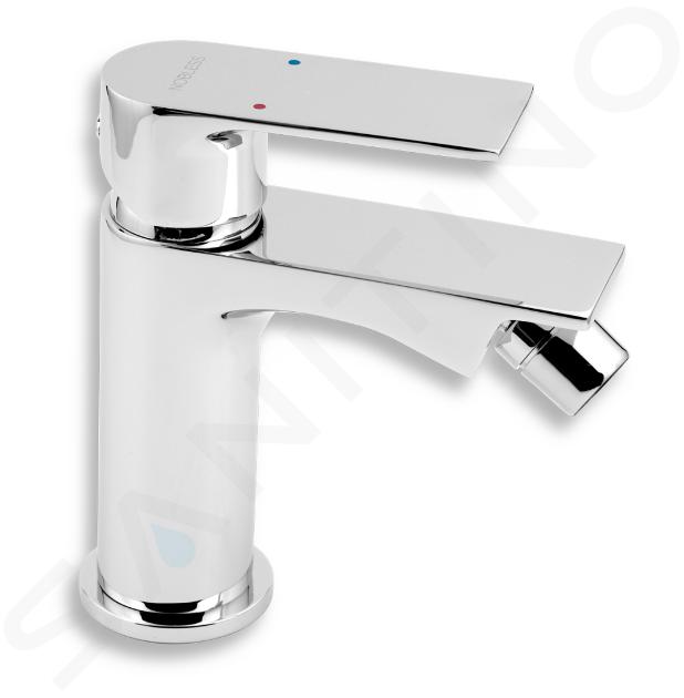 Novaservis Nobless Trend - Robinetterie de bidet avec vidage, chrome 41011,0