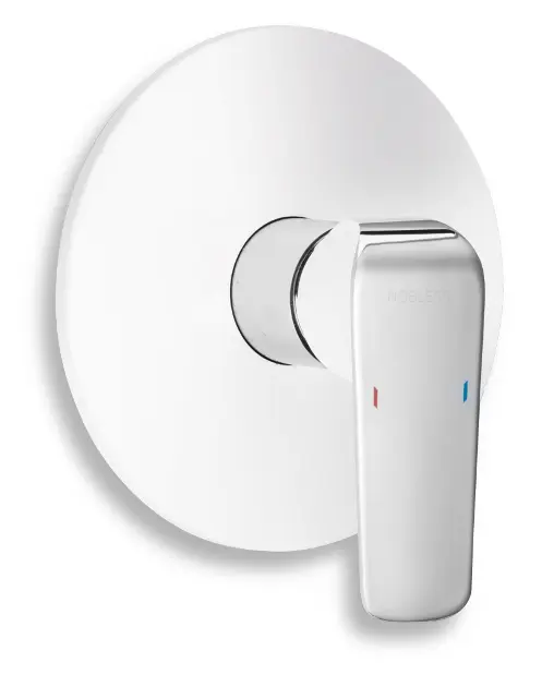 Levně Novaservis Nobless Tina - Baterie pod omítku s tělesem, bílá/chrom 38050,1