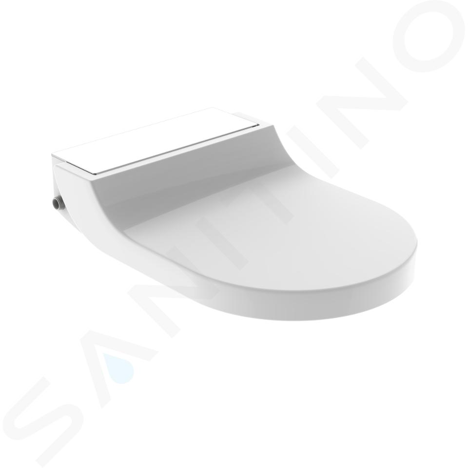 Geberit AquaClean - Abattant de bidet Tuma Comfort, SoftClosing, verre/blanc 146.272.SI.1