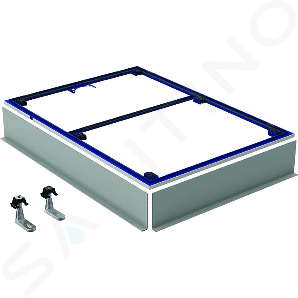 Geberit Setaplano - Cadre de montage pour receveur de douche, 1200x1200 mm, pour 8 pieds 154.490.00.1