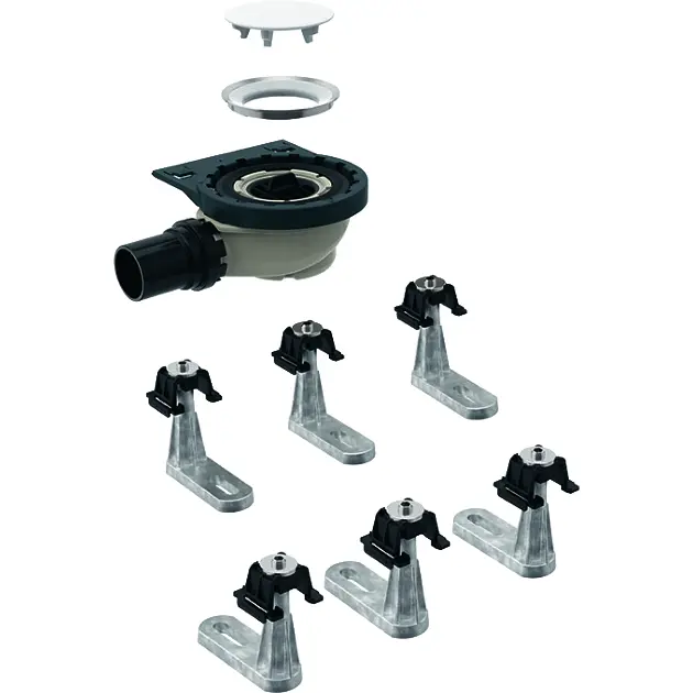 Geberit Setaplano Juego De Desag e Para Ducha Con 6 Pies Para Plato 