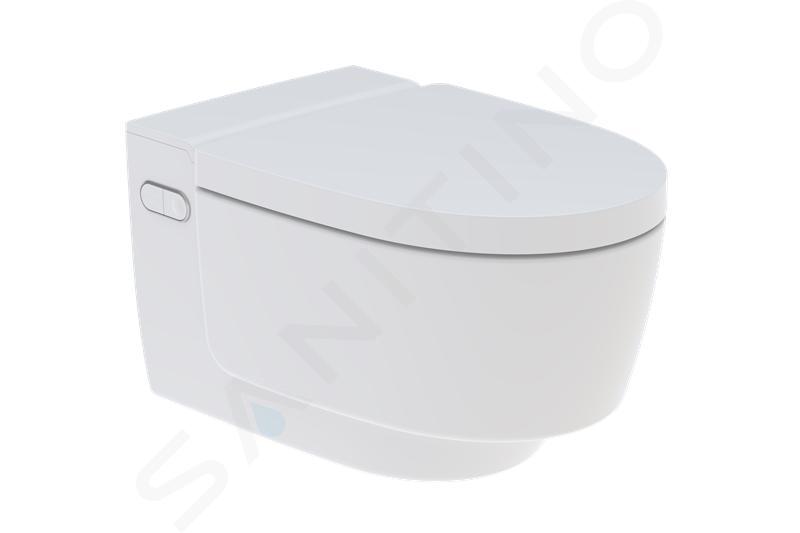 Geberit AquaClean - Bidet elettronico sospeso Mera Classic, SoftlCosing, bianco alpino 146.202.11.1