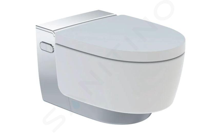 Geberit AquaClean - Bidet elettronico Mera Classic con ceramica, SoftClosing, cromo lucido 146.202.21.1