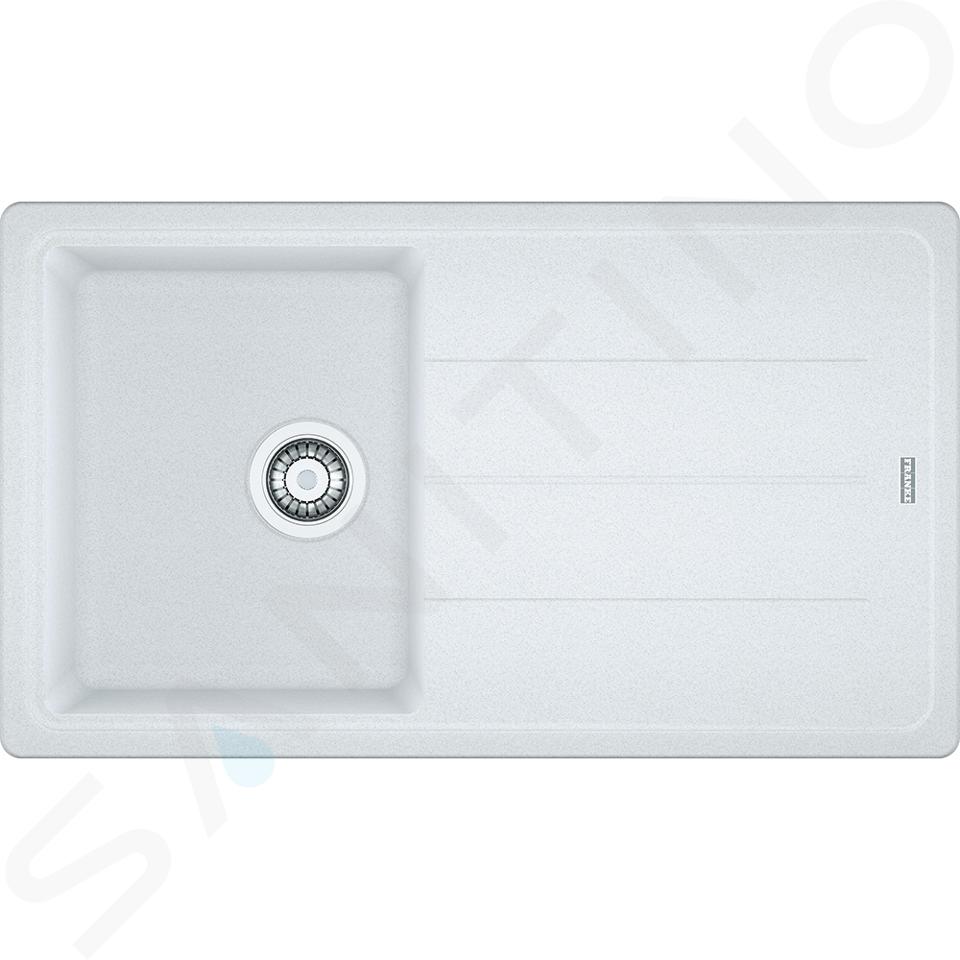 Franke Basis - Évier en fragranit BFG 611-86, 860x500 mm, blanc artic 114.0494.912