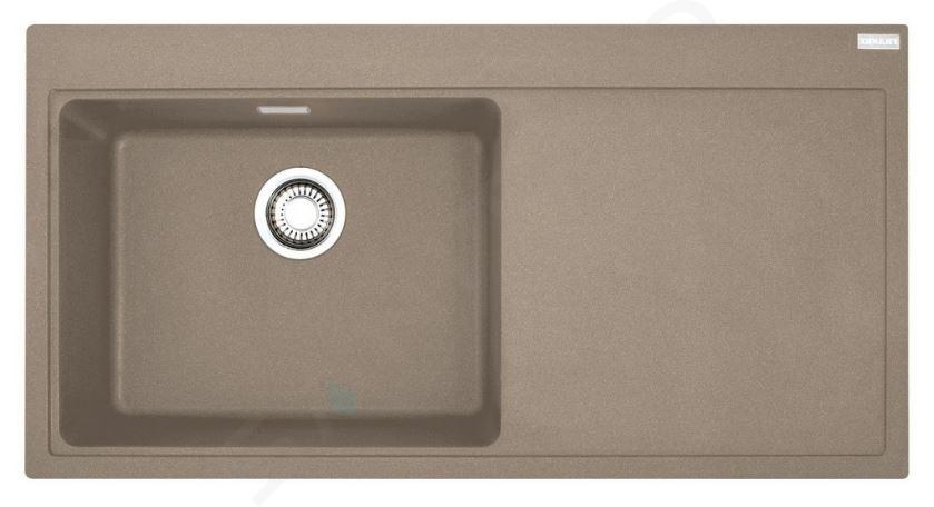 Franke Mythos - Fregadero de fragranite MTG 611/2, 100x52 cm, cachemira 114.0504.120