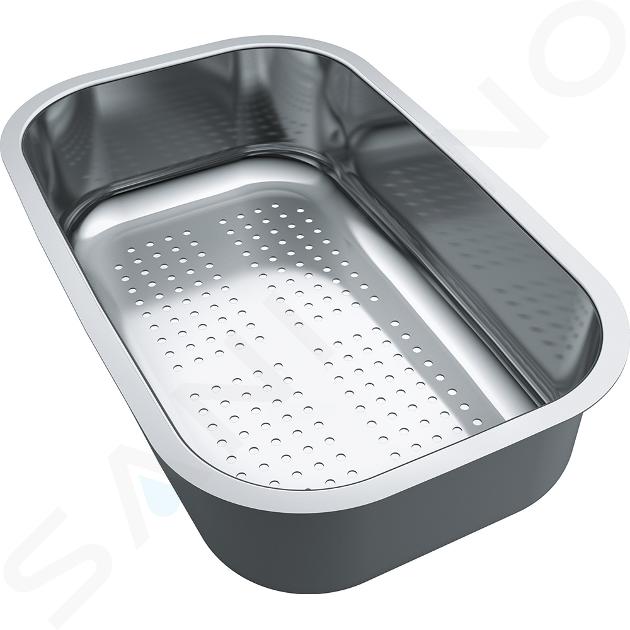 Franke Accessori - Vassoio SKX per lavelli, 187x297x72 mm, acciaio inox 112.0461.942