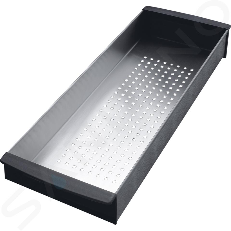 Franke Accessoires - Bac d'égouttement 156x439x54 mm, inox / plastique noir 112.0066.060