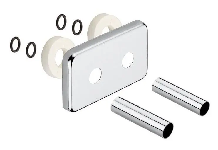 Sapho - Cover for connection set, chrome CP7035