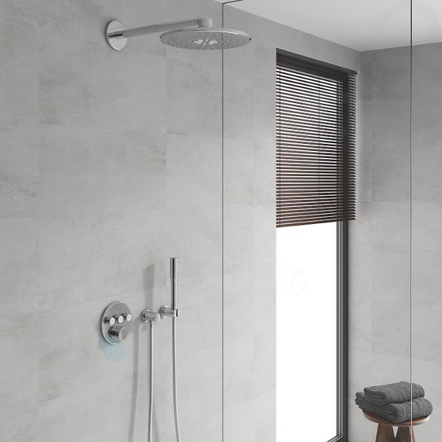 ontwikkeling patrouille Moeras Grohe SmartControl Perfect - Showerset compleet met inbouw douchekraan,  310mm, chroom 34709000 | Sanitino.nl