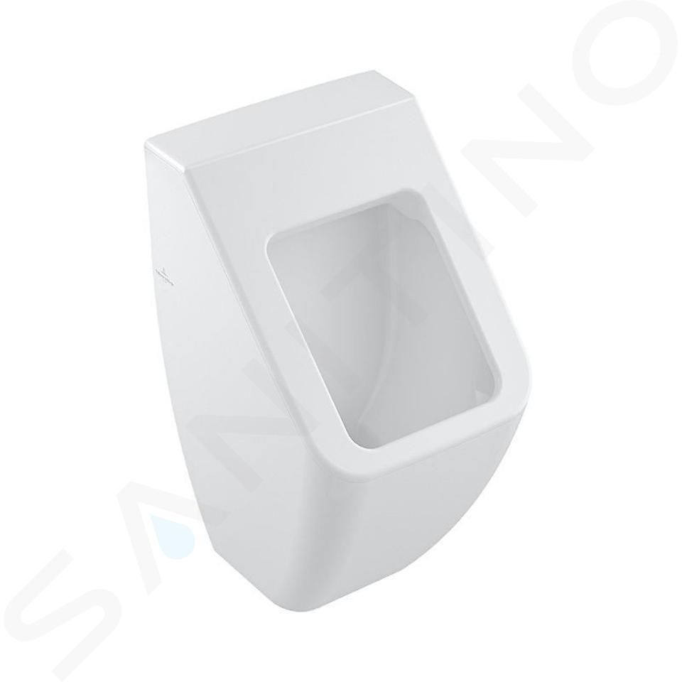 Villeroy & Boch Venticello - Pisoar cu aspirație fără capac, 285x545x315 mm, alb alpin 5504R001