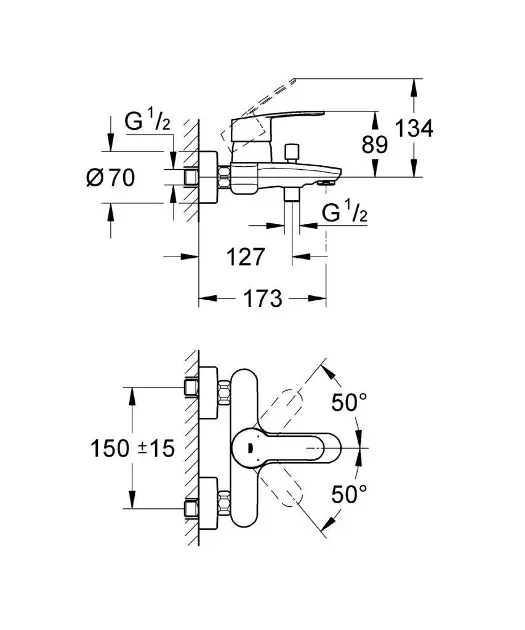 Kiamami Valentina - Miscelatore monocomando incasso vasca e doccia  eurostyle Cosmo Grohe con deviatore - ePrice