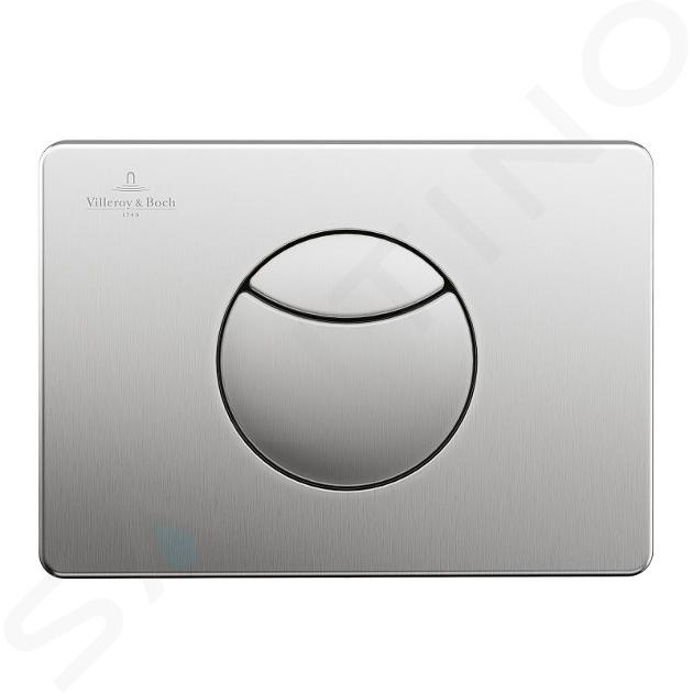 Villeroy & Boch ViConnect - Plaque de déclenchement E100, inox 922485LC