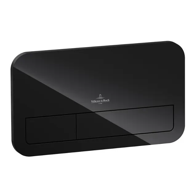 Villeroy & Boch ViConnect - Placca di comando M200, vetro Glossy Black 922400RB