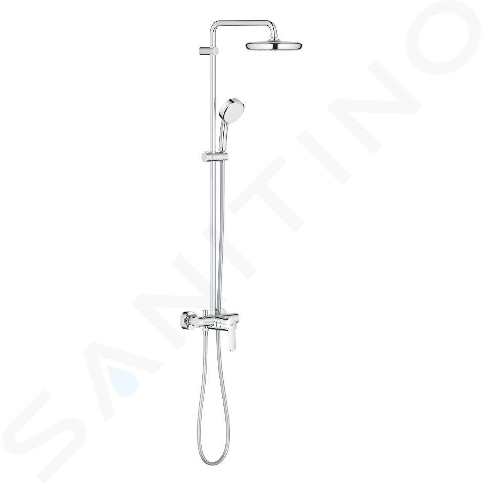 Grohe Tempesta Cosmopolitan - Set doccia 210 con miscelatore monocomando a parete, cromo 26224001