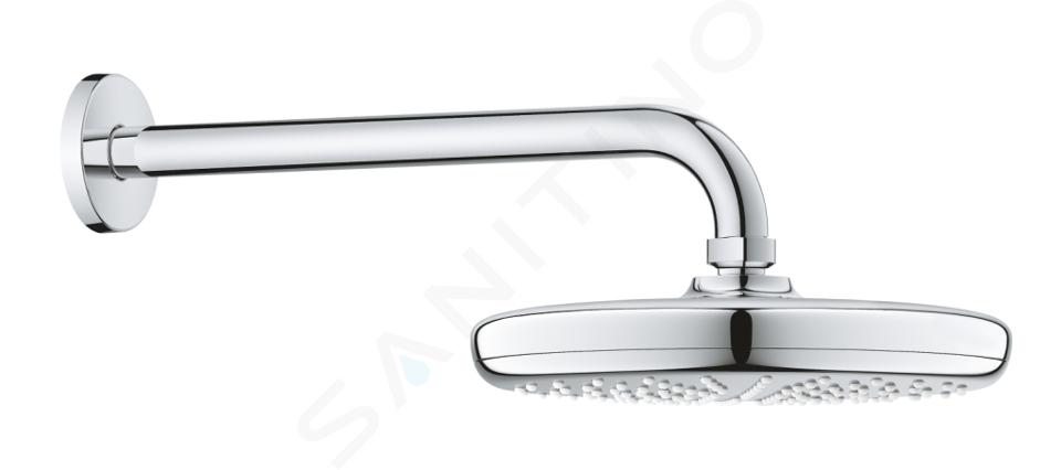 Grohe Tempesta - Hoofddouche 210 mm, 1 straalsoort, douchearm 286 mm, chroom 26411000