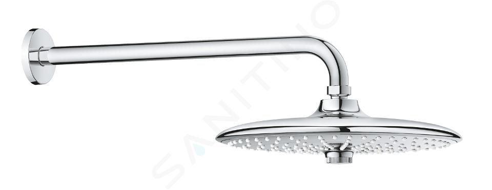 Grohe Euphoria SmartControl - Prysznic górny 260, 3 strumienie, ramię prysznica 38 cm, chrom 26459000