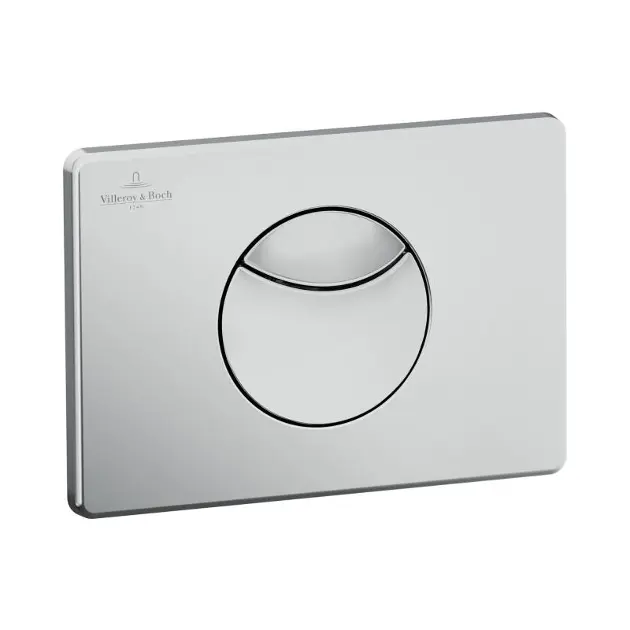 Villeroy & Boch ViConnect - Plaque de déclenchement E100, chrome mat 92248569