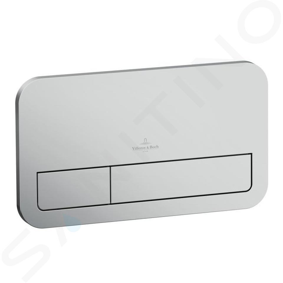 Villeroy & Boch ViConnect - Plaque de déclenchement E200, chrome mat 92249069