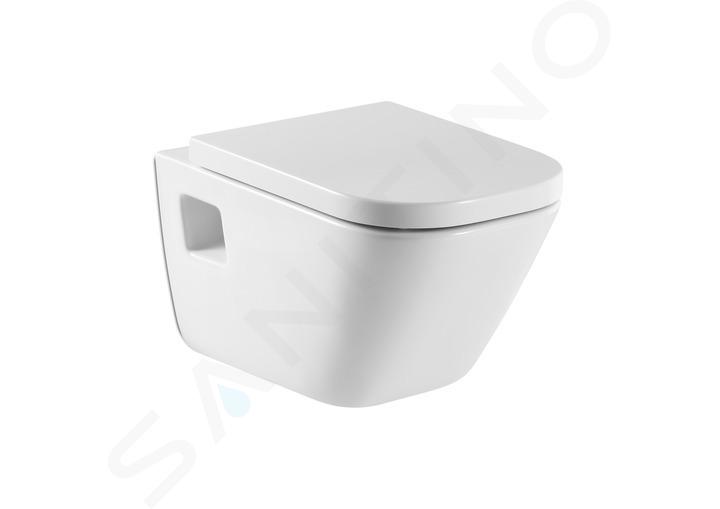 Roca The Gap - Hangend toilet met diepe spoeling, 340 x 540 x 400 mm, wit A346477000