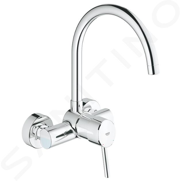 GROHE Miscelatore Cucina Concetto Cromo 32667001 : : Fai da te