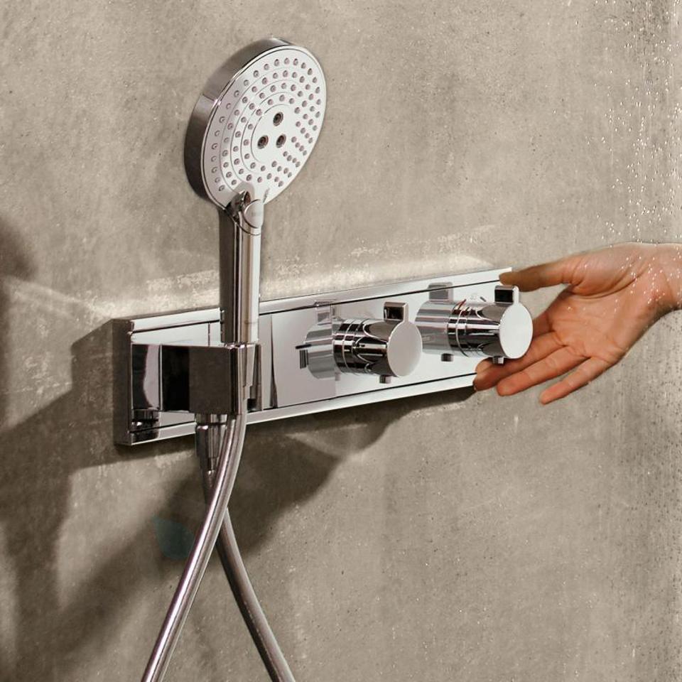 Mitigeur thermostatique pour douche 2 sorties, Robinet de douche  thermostatique,mitigeur thermostatique douche en chrome avec