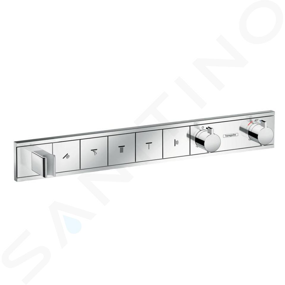 Hansgrohe RainSelect - Grifo empotrado para 5 aparatos, cromo 15358000