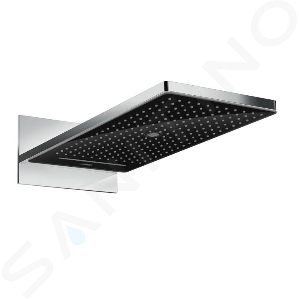 Hansgrohe Rainmaker Select - Soffione doccia 580, 3 getti, nero/cromato 24001600