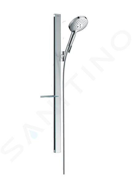 Hansgrohe Raindance Select S - Zestaw prysznicowy 120, 3 strumienie, drążek 90 cm, chrom 27648000