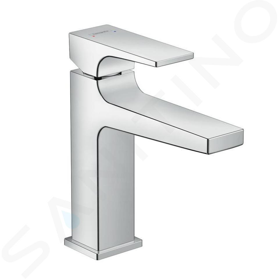 Hansgrohe Metropol - Bateria umywalkowa z odpływem, chrom 32506000