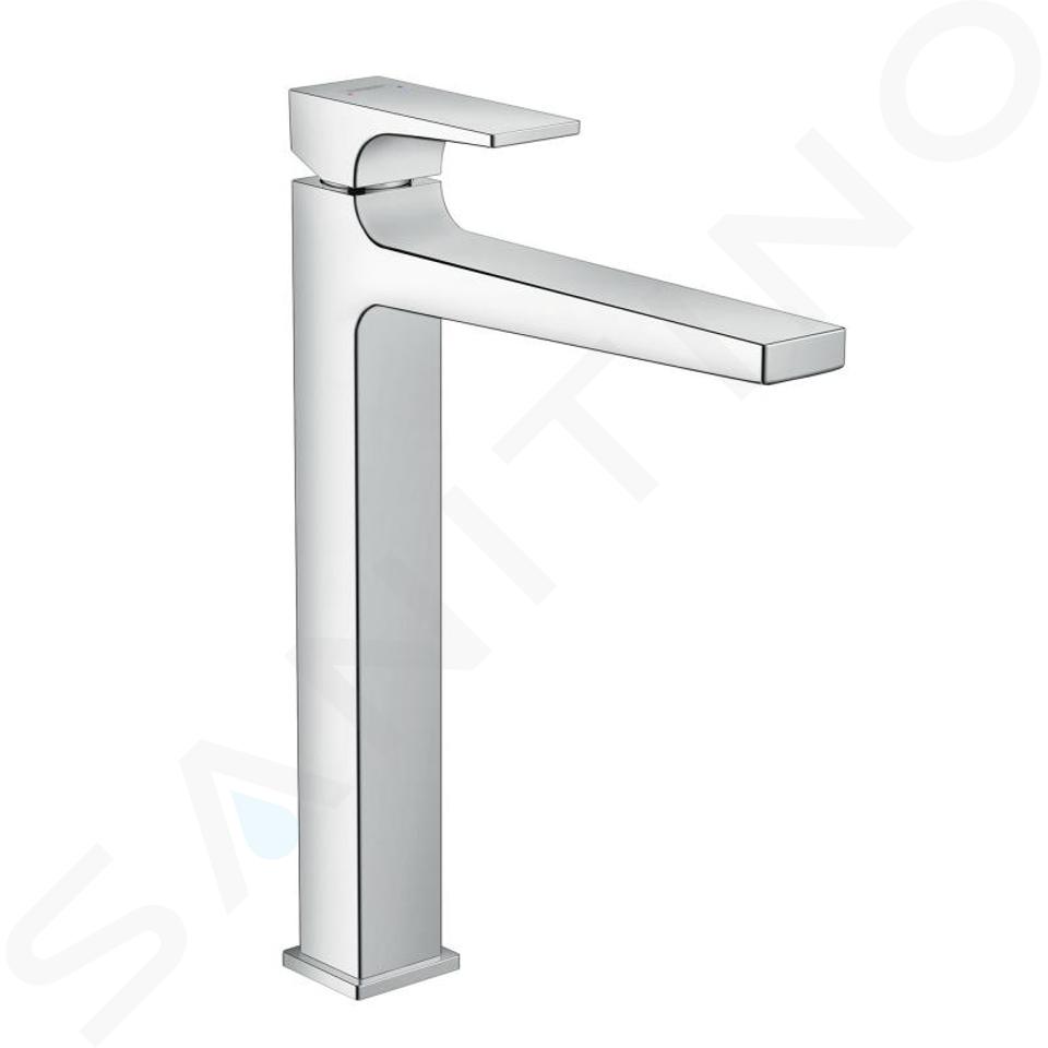 Hansgrohe Metropol - Bateria do umywalki nablatowej,  z kompletem odpływowym Push-Open, chrom 32512000