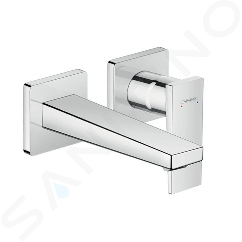 Hansgrohe Metropol - Miscelatore monocomando ad incasso a 2 fori per lavabo, cromato 32525000