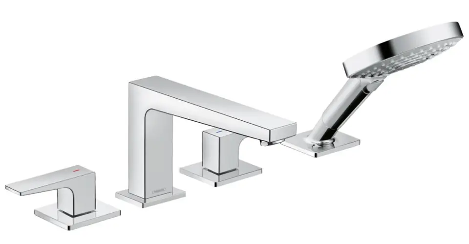 Levně Hansgrohe Metropol - Baterie na okraj vany, 4-otvorová instalace, chrom 32553000