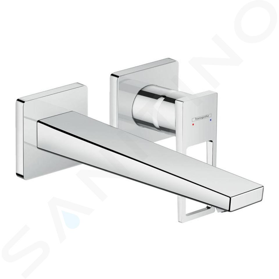 Hansgrohe Metropol - Miscelatore monocomando a 2 fori per lavabo, cromato 74526000