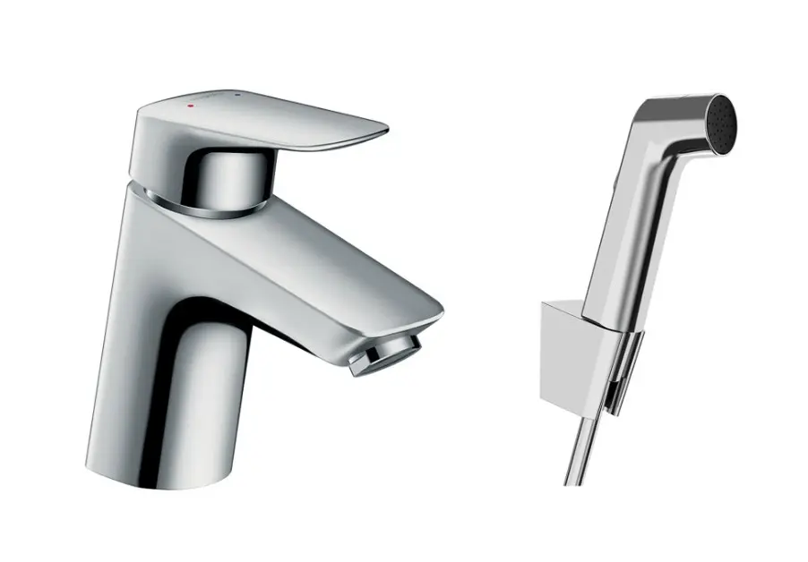 Hansgrohe Logis - Bateria umywalkowa  z prysznicem bidetowym, chrom 71290000