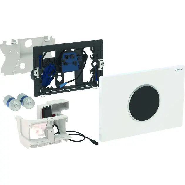 Geberit Sigma10 Elektronisches Spülkasten-System – 230 V, Für Toiletten Mit Elektronischem Antrieb, Doppelte Spülung