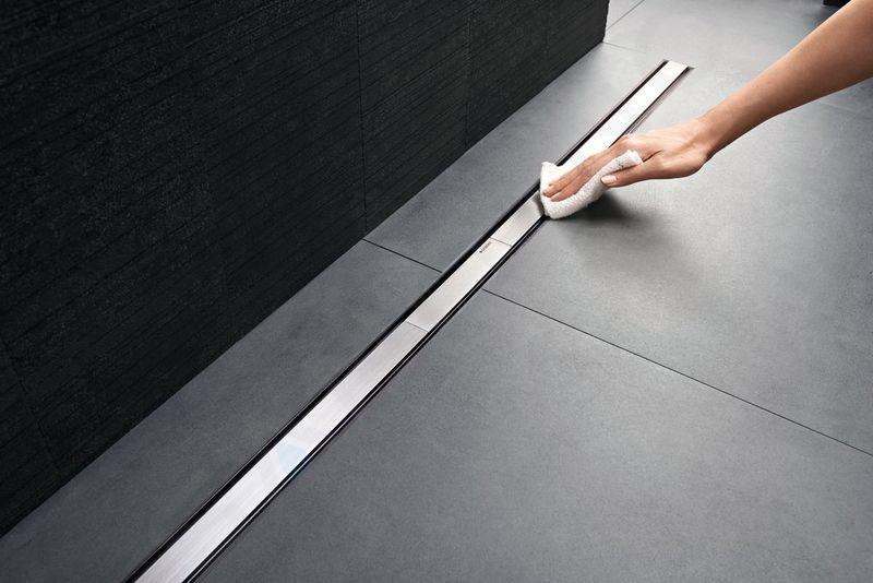 Geberit Accesorios - Rejilla con cierre para desagüe de suelo 130x130 mm,  acero inoxidable 388.107.00.1