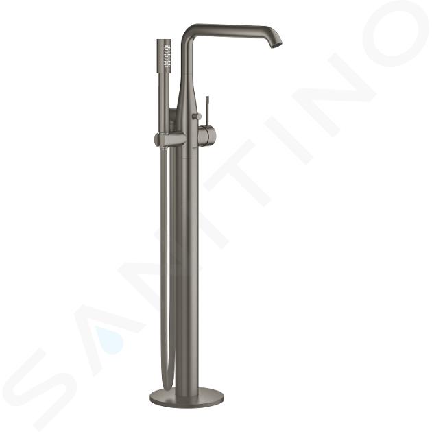 Grohe Essence - Bateria wannowa do podłogi, Brushed Hard Graphite 23491AL1