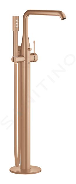 Grohe Essence - Grifo monomando de bañera sobre suelo, Warm Sunset cepillado 23491DL1