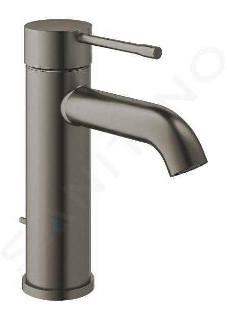 Grohe Essence - Baterie lavoar monocomandă cu evacuare, grafit închis periat 23589AL1