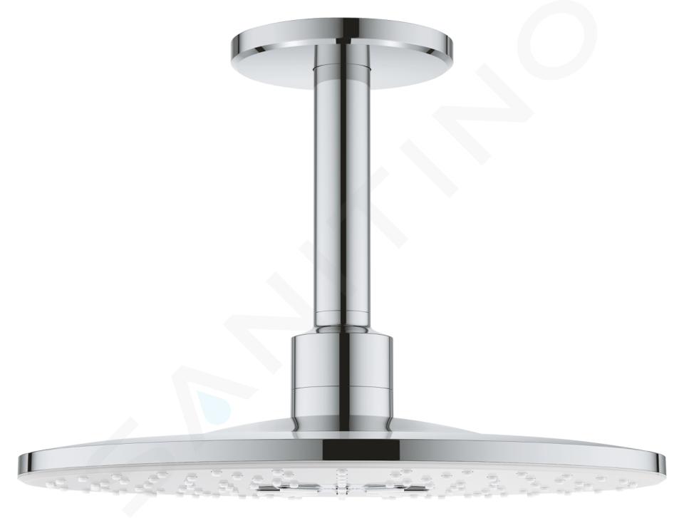 Grohe Rainshower SmartActive - Rociador de ducha 310, brazo de ducha 14 cm, 2 chorros, blanco luna 26477LS0